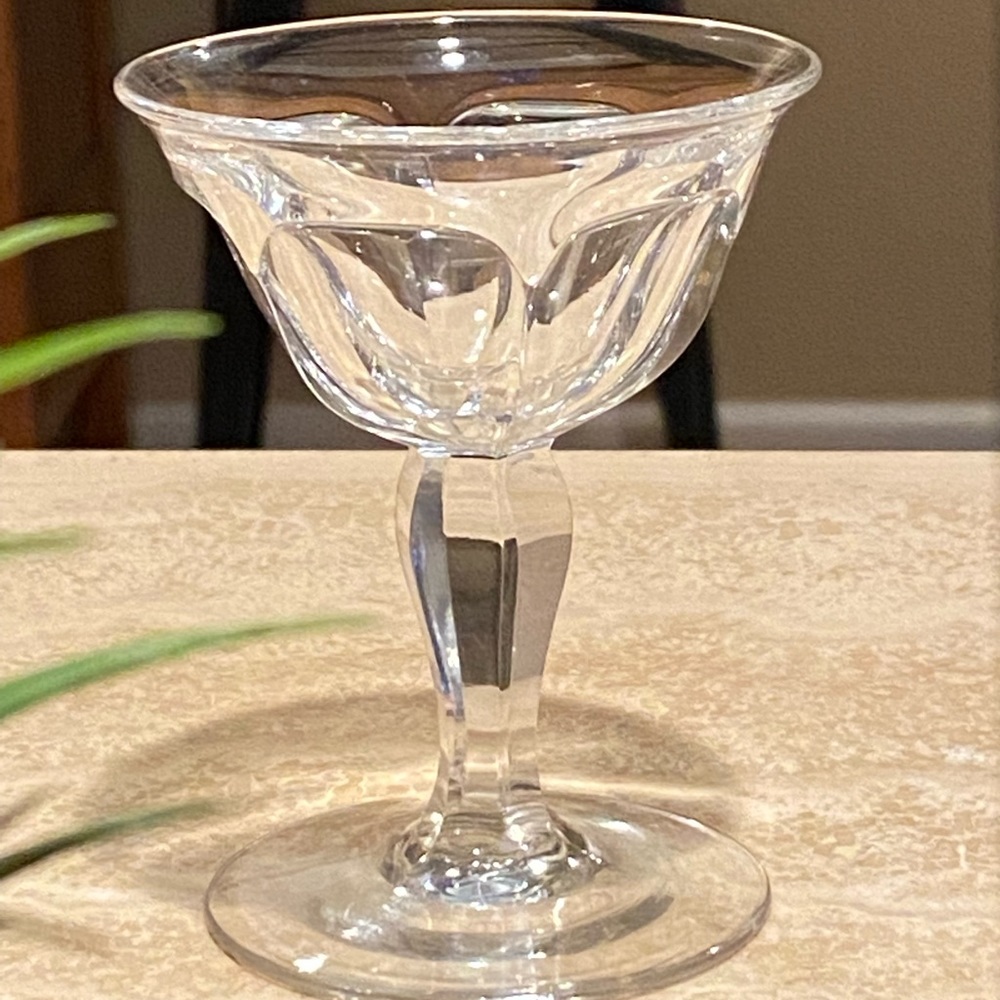 Heisey colonial clear stem 359 Liquor cocktail glasses set of 14